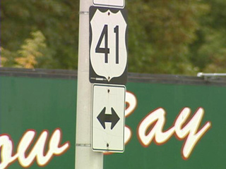 U.S. Highway 41 shield (courtesy of FOX 11). U.S. Highway 41 shield (courtesy of FOX 11).