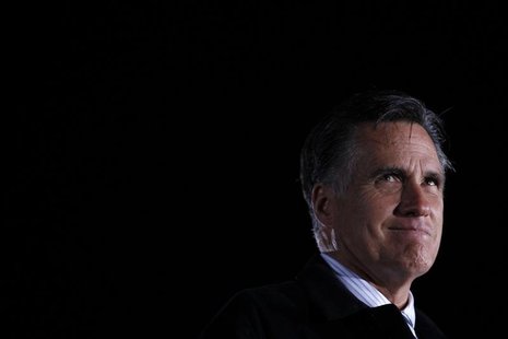 U.S. Republican presidential nominee and former Massachusetts Governor Mitt Romney speaks at a campaign rally in Leesburg, Virginia, October U.S. Republican presidential nominee and former Massachusetts Governor Mitt Romney speaks at a campaign rally in Leesburg, Virginia, October