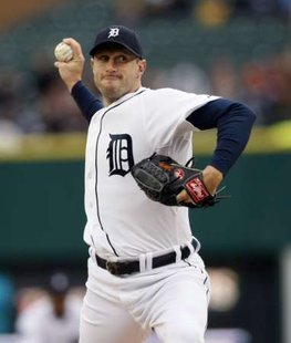 Detroit Tigers starting pitcher Max Scherzer, who struck out 10 Yankees while allowing only one run, as the Tigers clinched the American League pennant with a 7-1 win on Thursday, October 18, 2012. Detroit Tigers starting pitcher Max Scherzer, who struck out 10 Yankees while allowing only one run, as the Tigers clinched the American League pennant with a 7-1 win on Thursday, October 18, 2012.