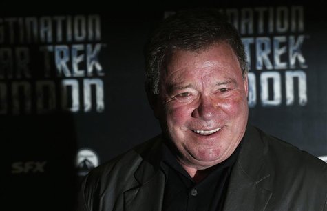 William Shatner who plays Captain James T. Kirk in the original version of Star Trek arrives at the Destination Star Trek London event Octob William Shatner who plays Captain James T. Kirk in the original version of Star Trek arrives at the Destination Star Trek London event Octob
