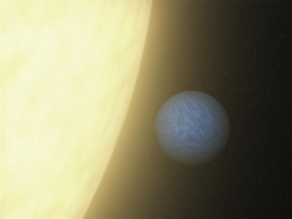This NASA handout artist's rendition shows the planet 55 Cancri e orbiting its sun in the constellation of Cancer. REUTERS/NASA/JPL-Caltech/ This NASA handout artist's rendition shows the planet 55 Cancri e orbiting its sun in the constellation of Cancer. REUTERS/NASA/JPL-Caltech/