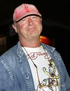 British director Tony Scott looks towards the media during a press conference for the production of "Deja Vu," the first major theatrical fi British director Tony Scott looks towards the media during a press conference for the production of "Deja Vu," the first major theatrical fi