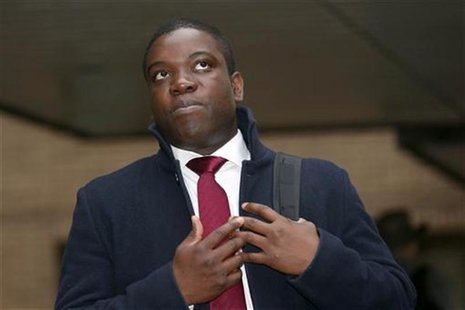Former UBS trader Kweku Adoboli arrives at Southwark Crown Court in central London October 22, 2012. Adoboli is on trial accused of fraud an Former UBS trader Kweku Adoboli arrives at Southwark Crown Court in central London October 22, 2012. Adoboli is on trial accused of fraud an
