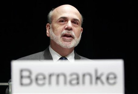 U.S. Federal Reserve Chairman Ben Bernanke talks at the Economic Club of Indiana in Indianapolis October 1, 2012. REUTERS/Brent Smith U.S. Federal Reserve Chairman Ben Bernanke talks at the Economic Club of Indiana in Indianapolis October 1, 2012. REUTERS/Brent Smith