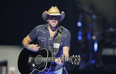 Country music star Jason Aldean performs during the 2012 iHeart Radio Music Festival at the MGM Grand Garden Arena in Las Vegas, Nevada Sept Country music star Jason Aldean performs during the 2012 iHeart Radio Music Festival at the MGM Grand Garden Arena in Las Vegas, Nevada Sept