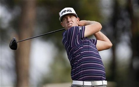 Hunter Mahan of the U.S. tees off on the 5th hole during his World Golf Final Group 2 match against Webb Simpson of the U.S. in Antalya, sou Hunter Mahan of the U.S. tees off on the 5th hole during his World Golf Final Group 2 match against Webb Simpson of the U.S. in Antalya, sou