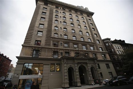 An apartment building on West 75th street where two children died in a stabbing, on New York City's upper west side of Manhattan early Octob An apartment building on West 75th street where two children died in a stabbing, on New York City's upper west side of Manhattan early Octob