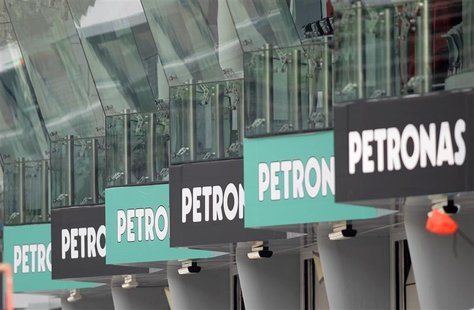 Petronas advertising boards are seen near the grandstand ahead of the Malaysian F1 Grand Prix at the Sepang circuit outside Kuala Lumpur Apr Petronas advertising boards are seen near the grandstand ahead of the Malaysian F1 Grand Prix at the Sepang circuit outside Kuala Lumpur Apr