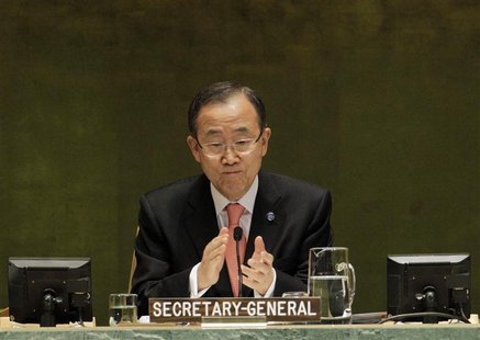 U.N. Secretary General Ban Ki-moon opens the high-level meeting on countering nuclear terrorism on the sidelines of the 67th United Nations U.N. Secretary General Ban Ki-moon opens the high-level meeting on countering nuclear terrorism on the sidelines of the 67th United Nations