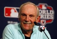 Tigers Skipper Jim Leyland smiling through the pain. Tigers Skipper Jim Leyland smiling through the pain.
