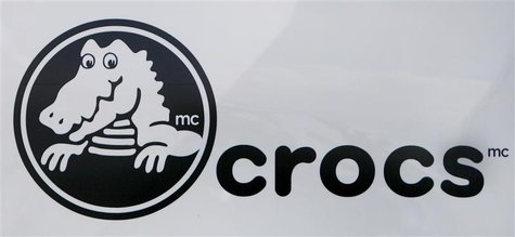 The Crocs logo is seen at the company headquarters in Quebec City, July 25, 2008. REUTERS/Mathieu Belanger The Crocs logo is seen at the company headquarters in Quebec City, July 25, 2008. REUTERS/Mathieu Belanger