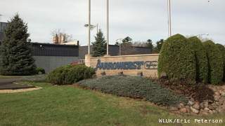 The sign outside of Aarrowcast in Shawano as seen on Tuesday, Oct. 30, 2012. (courtesy of FOX 11). The sign outside of Aarrowcast in Shawano as seen on Tuesday, Oct. 30, 2012. (courtesy of FOX 11).