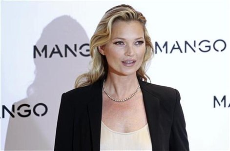 British model Kate Moss poses during the launch of the new Mango 2012 collection in London January 24, 2012. REUTERS/Stefan Wermuth British model Kate Moss poses during the launch of the new Mango 2012 collection in London January 24, 2012. REUTERS/Stefan Wermuth