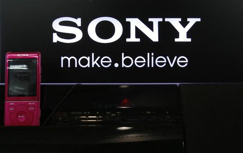 Sony Corp's logo is pictured on a Walkman speaker displayed at an electronics store in Tokyo October 24, 2012. REUTERS/Yuriko Nakao Sony Corp's logo is pictured on a Walkman speaker displayed at an electronics store in Tokyo October 24, 2012. REUTERS/Yuriko Nakao
