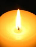 Tribute candle (courtesy Dutcher Funeral Home) Tribute candle (courtesy Dutcher Funeral Home)