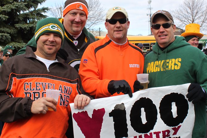 These guys were cool, even though they knew the Browns weren't in town.