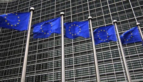 European Union flags fly in front of the European Commission headquarters in Brussels October 12, 2012. REUTERS/Yves Herman European Union flags fly in front of the European Commission headquarters in Brussels October 12, 2012. REUTERS/Yves Herman