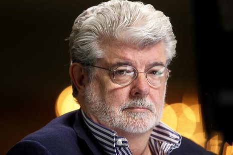 Filmmaker and Chairman of the Board of Lucasfilm Ltd. George Lucas waits to do a television interview at the Milken Institute Global Confere Filmmaker and Chairman of the Board of Lucasfilm Ltd. George Lucas waits to do a television interview at the Milken Institute Global Confere