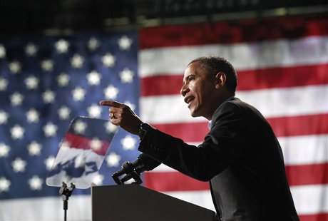 U.S. President Barack Obama speaks at an election campaign rally in Columbus, Ohio, November 5, 2012, on the eve of the U.S. presidential el U.S. President Barack Obama speaks at an election campaign rally in Columbus, Ohio, November 5, 2012, on the eve of the U.S. presidential el