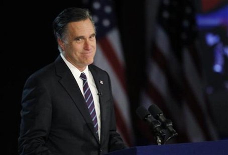 U.S. Republican presidential nominee Mitt Romney gives his concession speech after losing the election to U.S. President Barack Obama, at Ro U.S. Republican presidential nominee Mitt Romney gives his concession speech after losing the election to U.S. President Barack Obama, at Ro