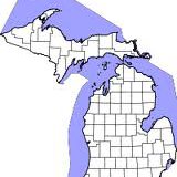 Branch County on state map Branch County on state map