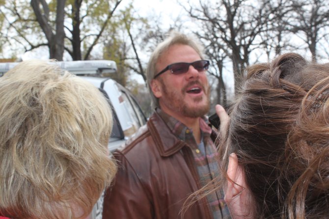 Judy took Y100 to work on her radio and won a visit from Phil Vassar, Bear, Charli, and Abby at the Green Bay Correctional Institution Business Office. She'll also be going to see Phil at the Meyer Theatre with Y100.