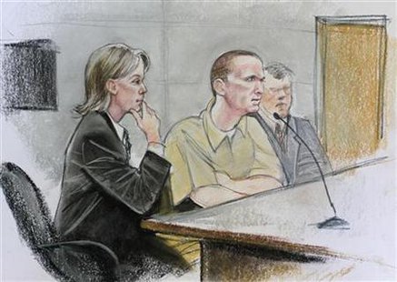 Jared Loughner (C) is shown in a courtroom sketch sitting with his attorney Judy Clark (L) during his hearing in federal court in Tucson, Arizona, August 7, 2012. Credit: Reuters/Maggie Keane Jared Loughner (C) is shown in a courtroom sketch sitting with his attorney Judy Clark (L) during his hearing in federal court in Tucson, Arizona, August 7, 2012. Credit: Reuters/Maggie Keane