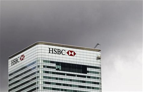 The HSBC building is seen on Canary Wharf in London May 11, 2011 REUTERS/Olivia Harris The HSBC building is seen on Canary Wharf in London May 11, 2011 REUTERS/Olivia Harris