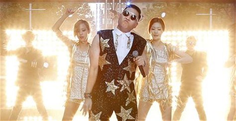 South Korean singer Psy performs his hit "Gangnam Style" during a morning television appearance in central Sydney October 17, 2012. REUTERS/ South Korean singer Psy performs his hit "Gangnam Style" during a morning television appearance in central Sydney October 17, 2012. REUTERS/