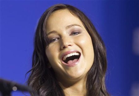 U.S. actress Jennifer Lawrence attends a news conference to promote the film "Silver Linings Playbook" during the 37th Toronto International U.S. actress Jennifer Lawrence attends a news conference to promote the film "Silver Linings Playbook" during the 37th Toronto International
