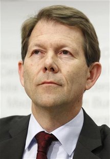 New appointed member of the Swiss National Bank (SNB) Fritz Zurbruegg attends a news conference after the weekly meeting of the Federal Coun New appointed member of the Swiss National Bank (SNB) Fritz Zurbruegg attends a news conference after the weekly meeting of the Federal Coun