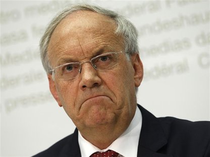Swiss Economy Minister Johann Schneider-Ammann looks on during a news conference on the upcoming popular vote on the new animal disease law Swiss Economy Minister Johann Schneider-Ammann looks on during a news conference on the upcoming popular vote on the new animal disease law