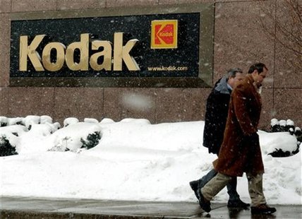 Kodak workers enter corporate headquarters in Rochester, New York January 22, 2004. Kodak workers enter corporate headquarters in Rochester, New York January 22, 2004.