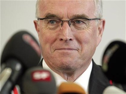 International Cycling Union (UCI) president Pat McQuaid speaks to media during a news conference on the Lance Armstrong doping scandal in Ge International Cycling Union (UCI) president Pat McQuaid speaks to media during a news conference on the Lance Armstrong doping scandal in Ge