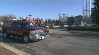Crews respond to a fire at the former NewPage paper mill in Kimberly on November 13, 2012. (courtesy of FOX 11). Crews respond to a fire at the former NewPage paper mill in Kimberly on November 13, 2012. (courtesy of FOX 11).