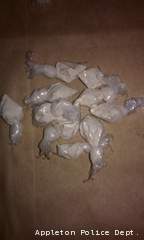 Heroin confiscated by police, courtesy Appleton PD Heroin confiscated by police, courtesy Appleton PD