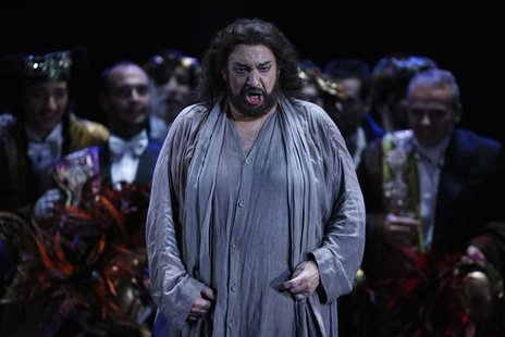 Spanish tenor Placido Domingo performs during the rehearsal of Thais opera by Jules Massenet as part of the Placido Domingo festival at the Spanish tenor Placido Domingo performs during the rehearsal of Thais opera by Jules Massenet as part of the Placido Domingo festival at the