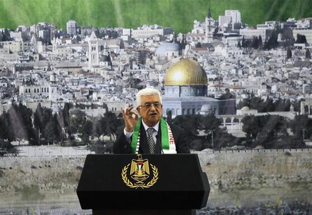 Palestinian President Mahmoud Abbas speaks during a ceremony marking the eighth anniversary of the death of late Palestinian leader Yasser A Palestinian President Mahmoud Abbas speaks during a ceremony marking the eighth anniversary of the death of late Palestinian leader Yasser A