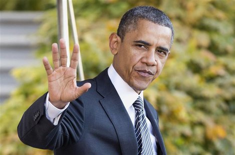 U.S. President Barack Obama waves as he walks to Marine One before departing for a trip to Thailand, Burma and Cambodia from the White House U.S. President Barack Obama waves as he walks to Marine One before departing for a trip to Thailand, Burma and Cambodia from the White House