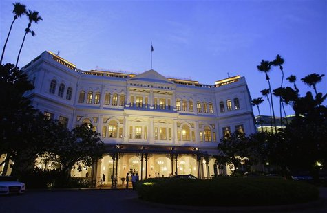 A general view of Raffles Hotel in Singapore is seen in this September 10, 2012 file photo. The best may be over for Singapore's booming hot A general view of Raffles Hotel in Singapore is seen in this September 10, 2012 file photo. The best may be over for Singapore's booming hot