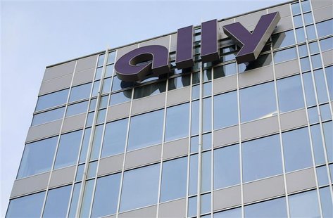 An Ally Financial sign is seen on a building in Charlotte, North Carolina May 1, 2012. REUTERS/Chris Keane An Ally Financial sign is seen on a building in Charlotte, North Carolina May 1, 2012. REUTERS/Chris Keane