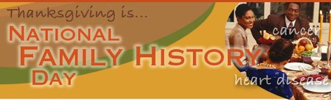 National Family History Day logo National Family History Day logo