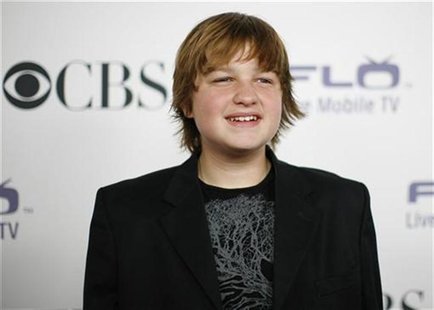 Actor Angus T. Jones poses at the CBS comedies' season premiere party in Los Angeles September 17, 2008. REUTERS/Mario Anzuoni Actor Angus T. Jones poses at the CBS comedies' season premiere party in Los Angeles September 17, 2008. REUTERS/Mario Anzuoni