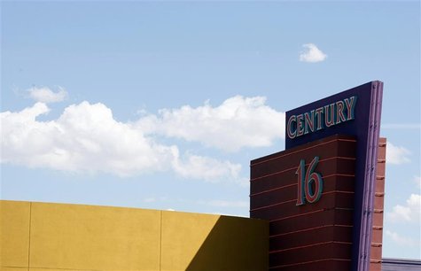 The Century 16 movie theater where 12 were killed and dozens injured on July 20, 2012, is pictured in Aurora July 26, 2012. REUTERS/Rick Wil The Century 16 movie theater where 12 were killed and dozens injured on July 20, 2012, is pictured in Aurora July 26, 2012. REUTERS/Rick Wil