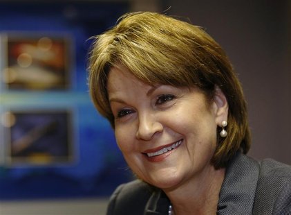 Lockheed Martin's Executive Vice President of Electronic Systems Marillyn Hewson, who will take over as president and chief operating office Lockheed Martin's Executive Vice President of Electronic Systems Marillyn Hewson, who will take over as president and chief operating office