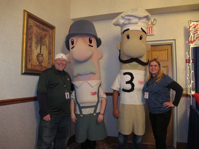 The Racing Sausages were there!!