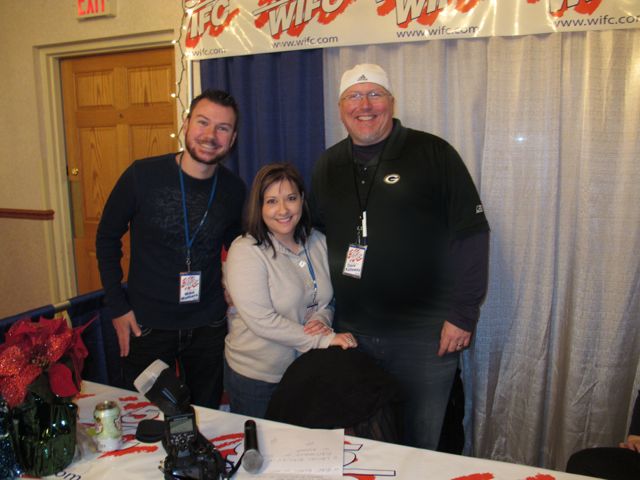 Guardians of the tasty food at Holidays in Harmony were Mike Mathers, Stacy Cole, and Dave Kallaway! Hey!!
