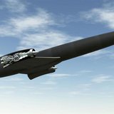 A Skylon in flight with a cutaway of the SABRE engine, in an illustration courtesy of Reaction Images Ltd. A small British company with a dr A Skylon in flight with a cutaway of the SABRE engine, in an illustration courtesy of Reaction Images Ltd. A small British company with a dr