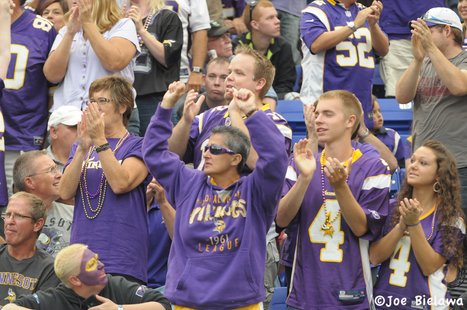 Vikings fans Vikings fans