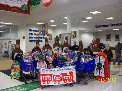 O'so Brewery volunteers on Toys For Tots shopping trip O'so Brewery volunteers on Toys For Tots shopping trip